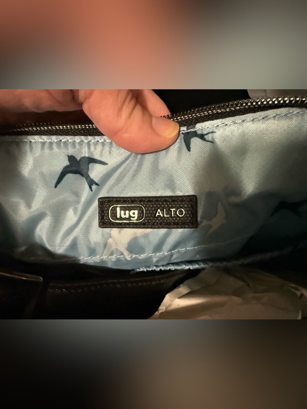 Lug Alto Matte Luce Black with Ice Pop Stitching NWT - Picture 5 of 8